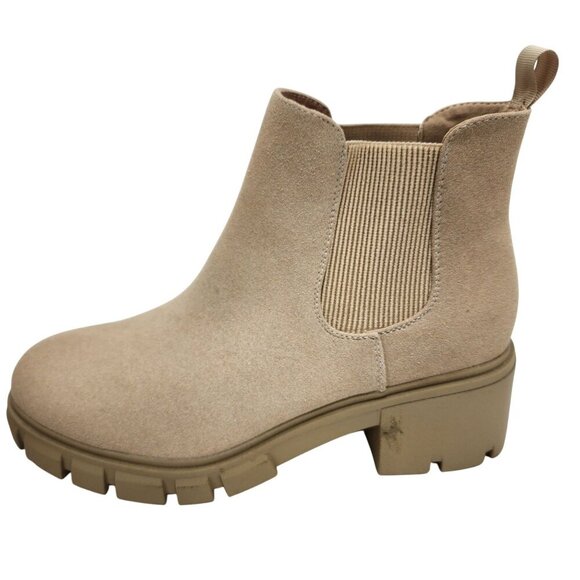 Tan Chunky Heel Chelsea Boots By Mataetti Size 9 For Women - Picture 2 of 15